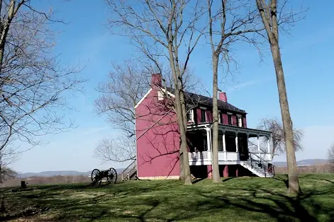 Worthington House at the Monocacy National Battlefield