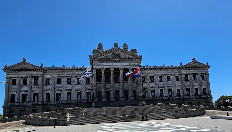 The capitol building of Uruguay
