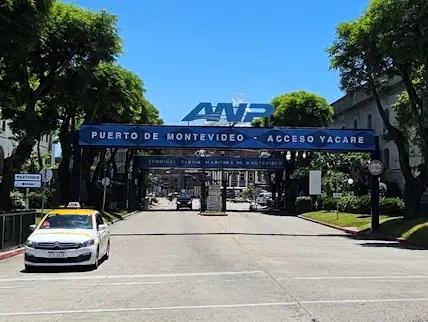 Entrance to the port