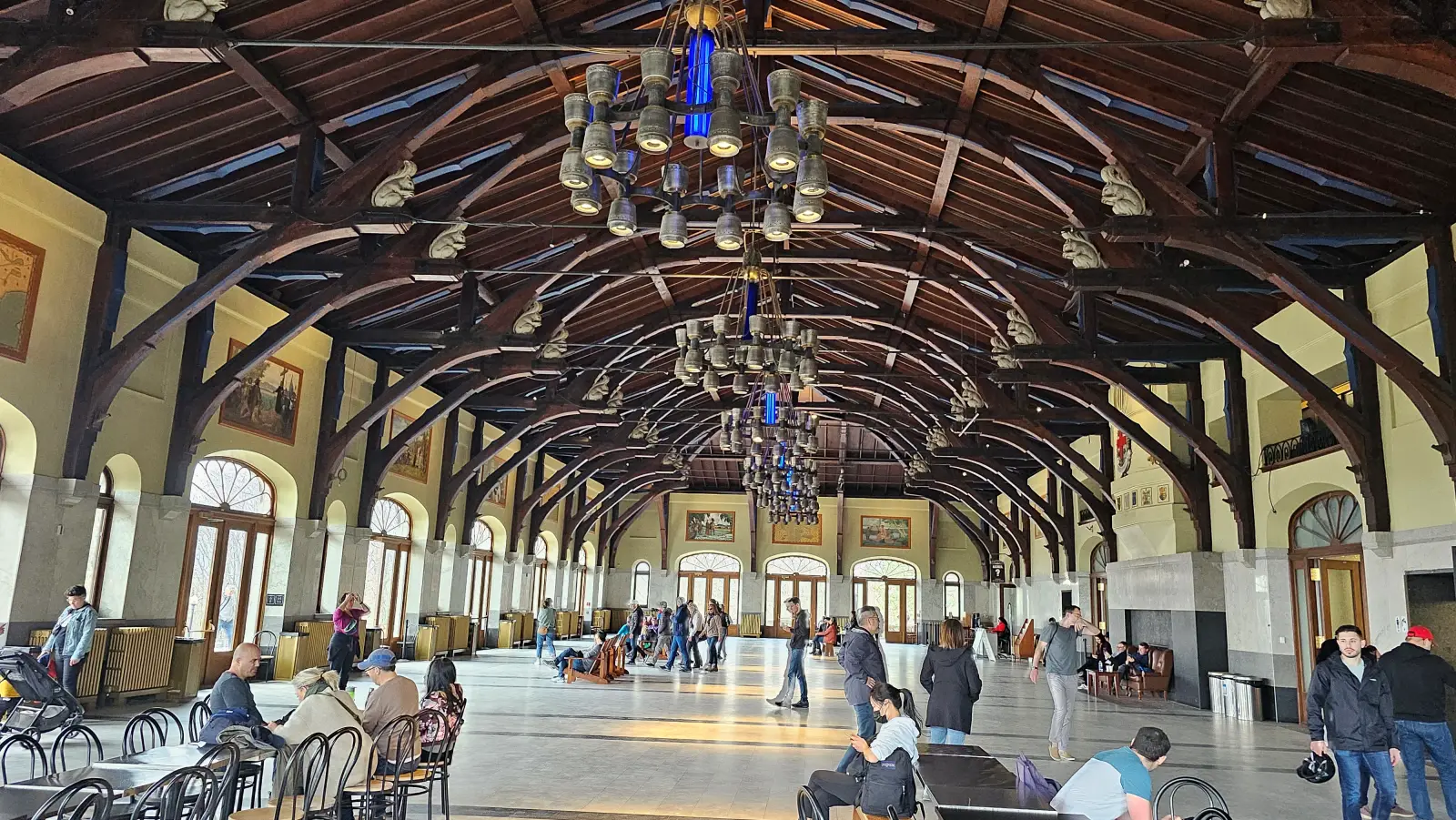 Inside the Chalet du Mont-Royal
