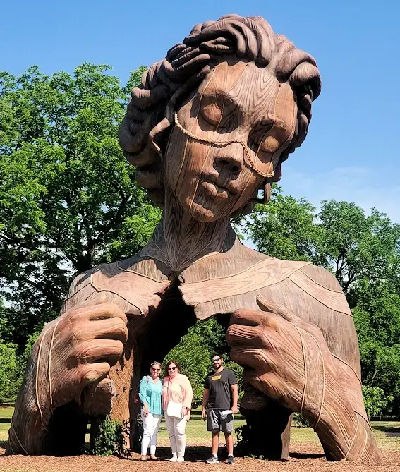 Sculpture at the Morton Arboretum