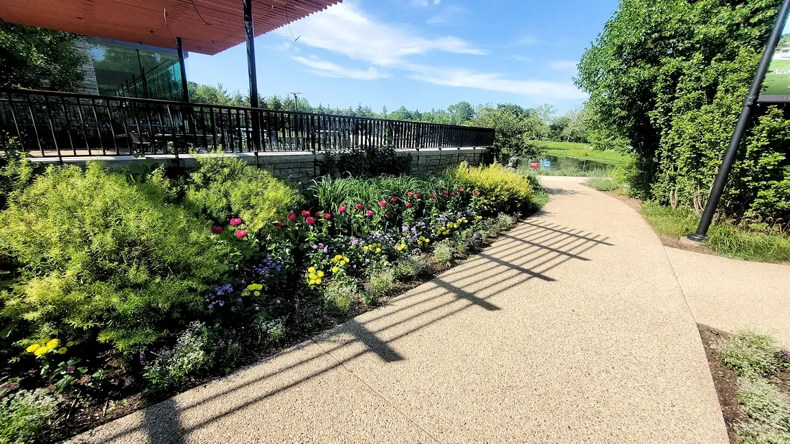 Walkway at the Morton Arboretum