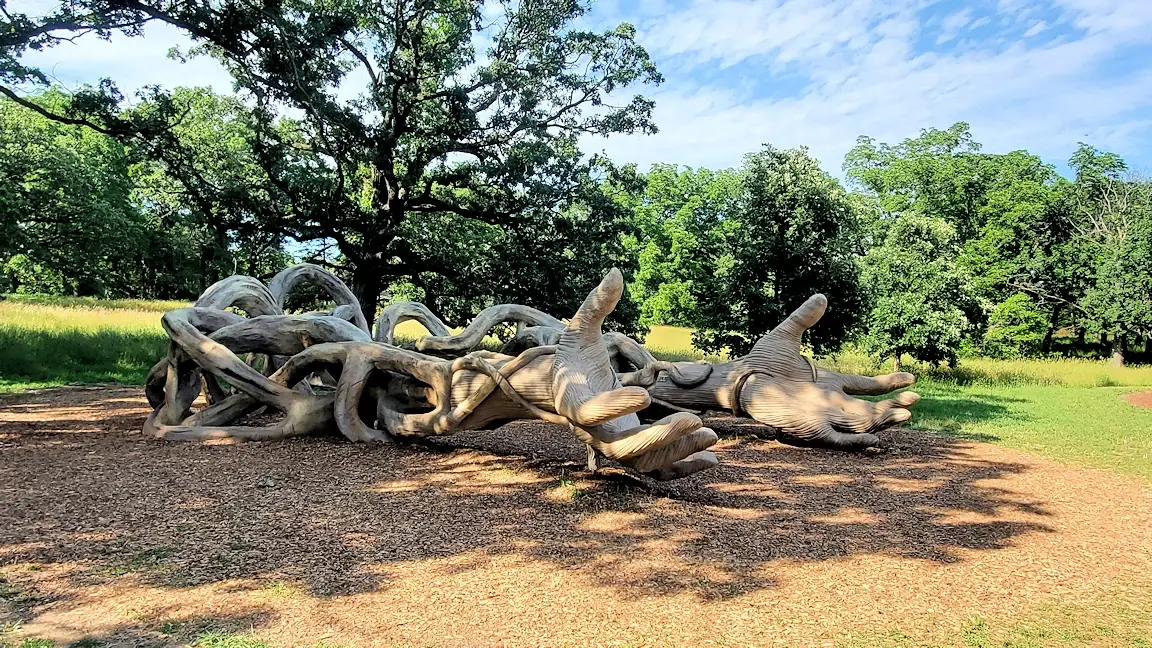 Sculpture at the Morton Arboretum
