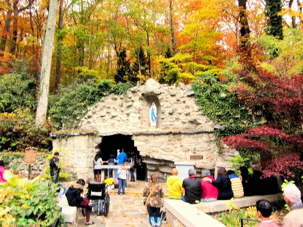 Replica of the Grotto of Our Lady of Lourdes was built in 1875