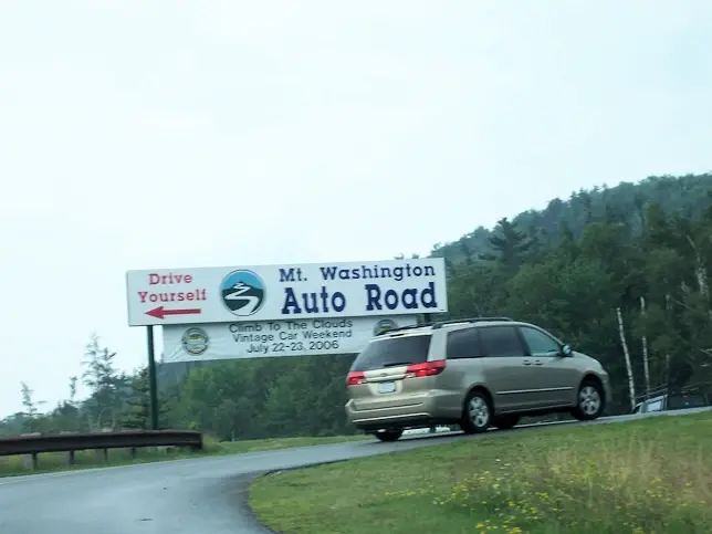 Mount Washington Auto Road entrance