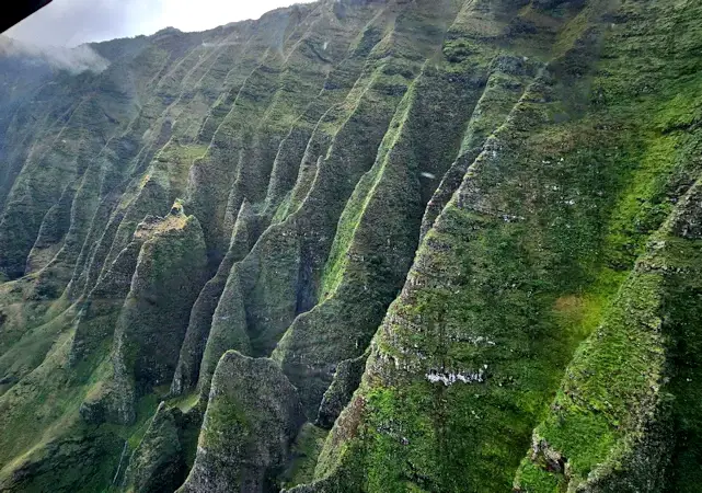 Some of the cliffs on the Na Pali Coast 