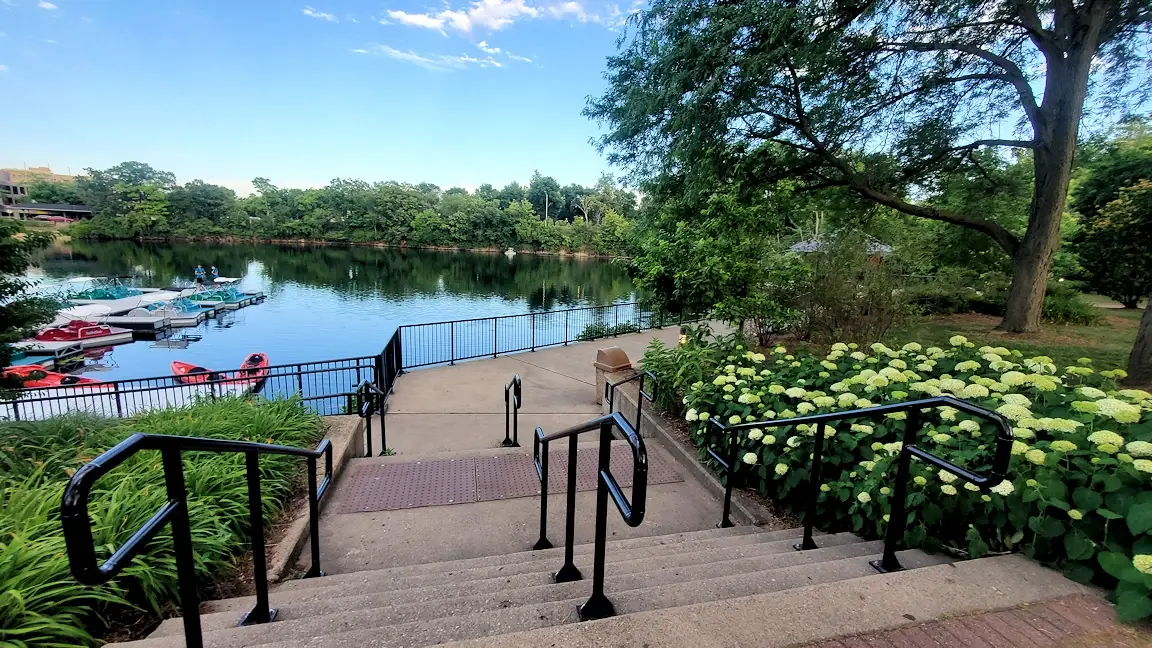 Paddleboats at Quarry Lake