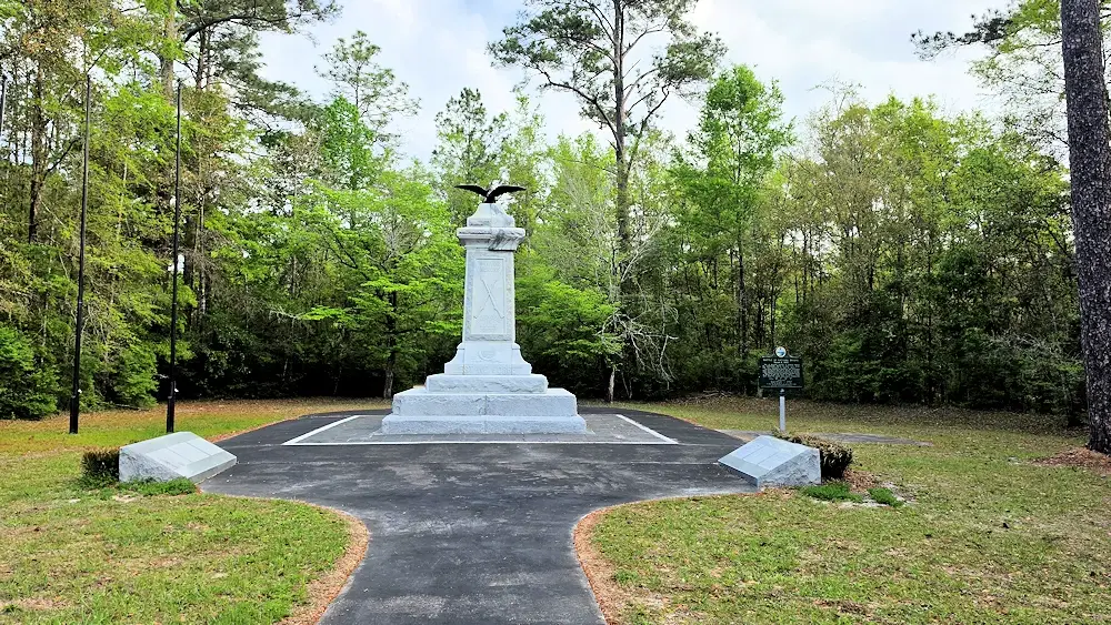 Monument to the Battle of Natural Bridge.