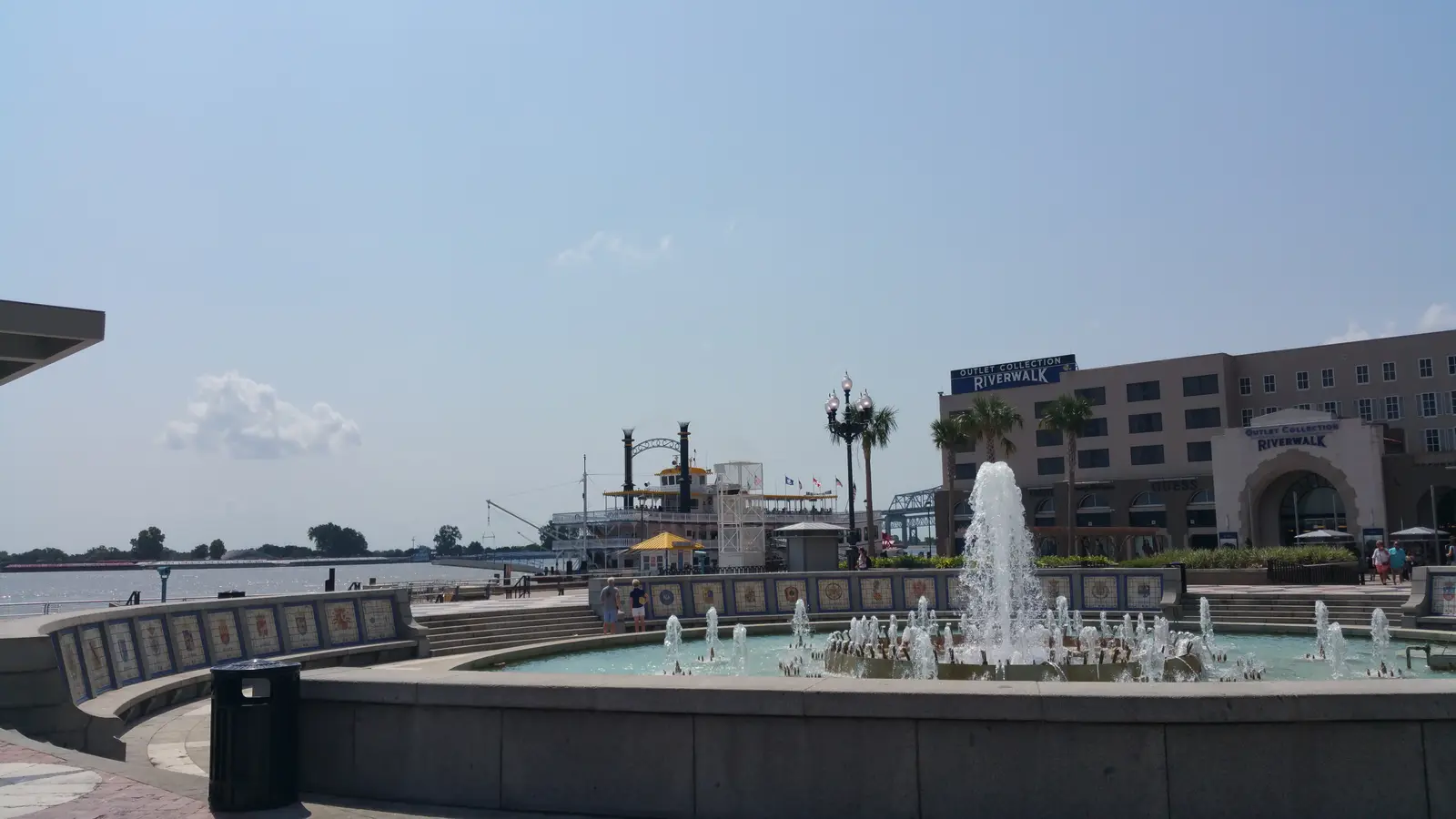 The waterfront in New Orleans.