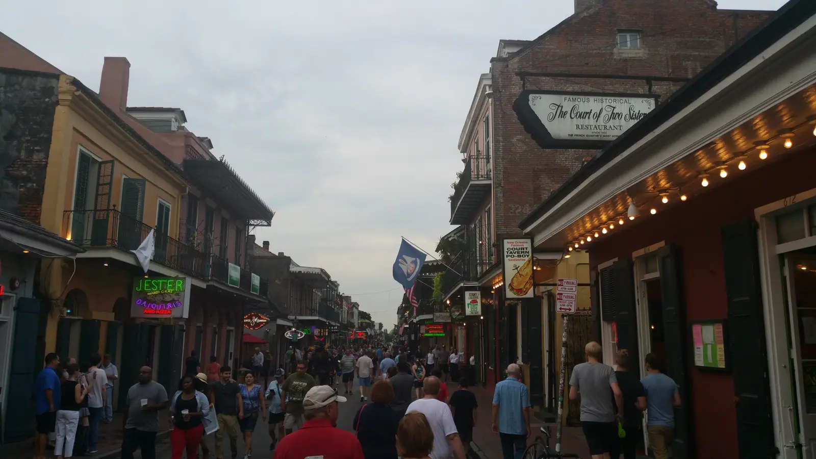 Bourbon Street in New Orleans
