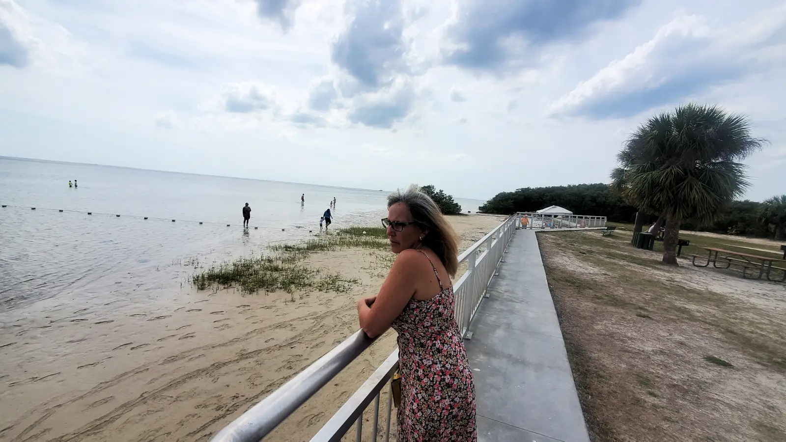 The beach at Green Key
