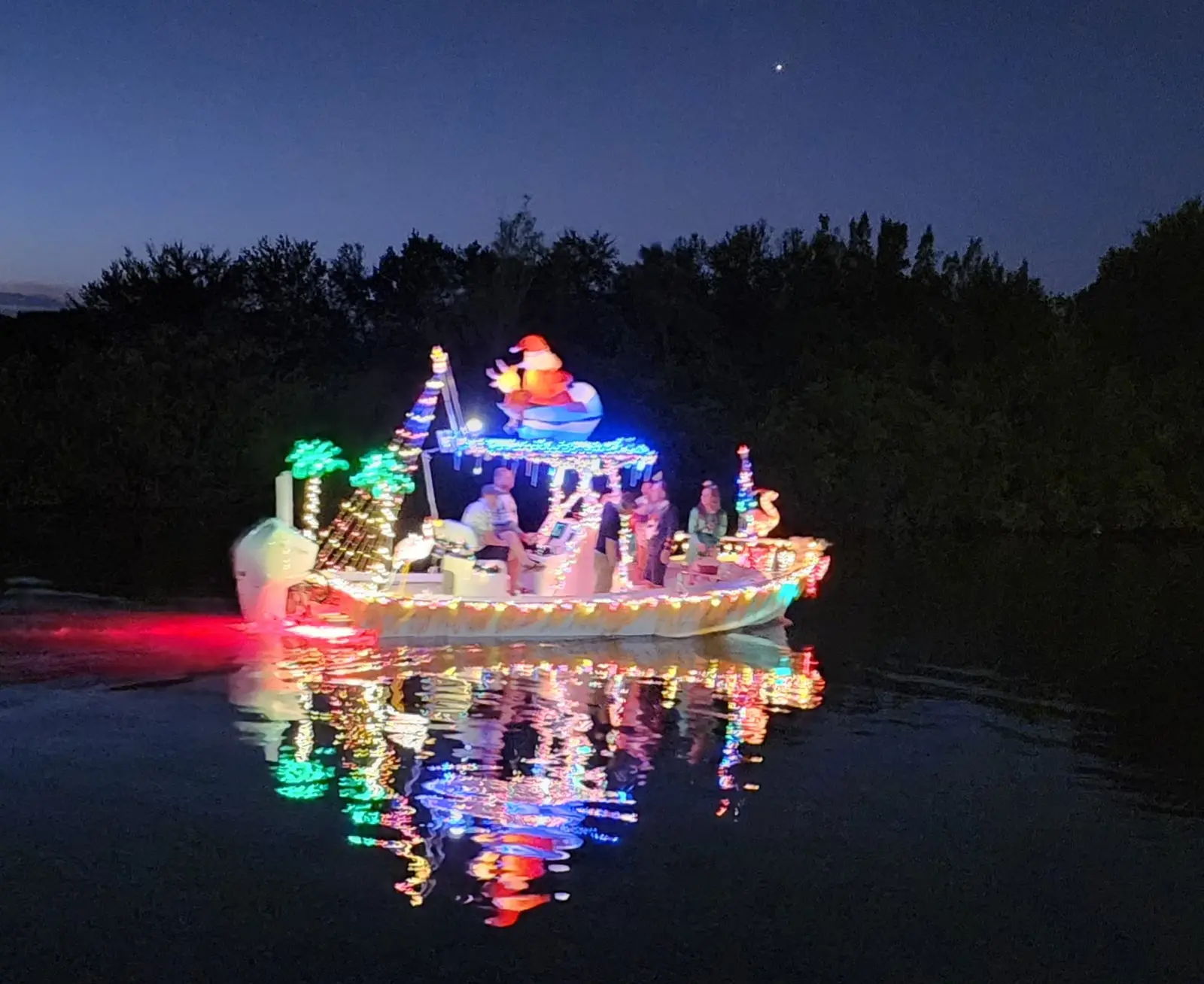 Annual Christmas boat parade