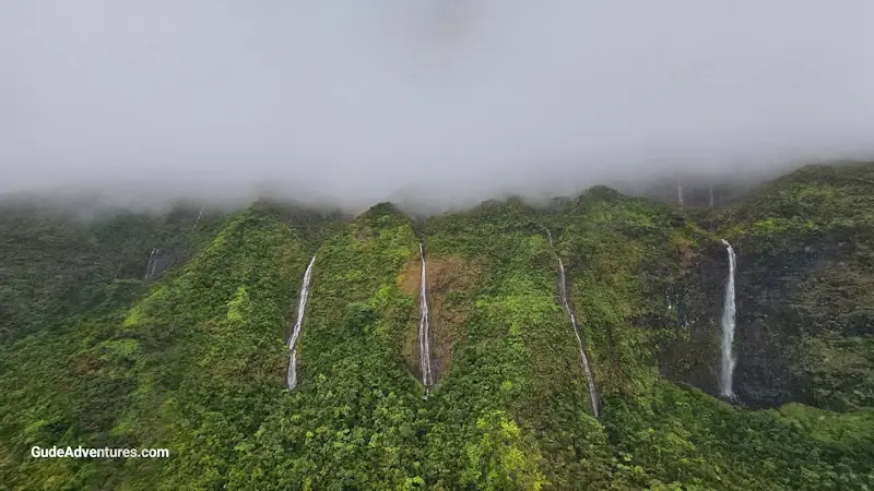 Some of the many waterfalls in the Forest Reserves