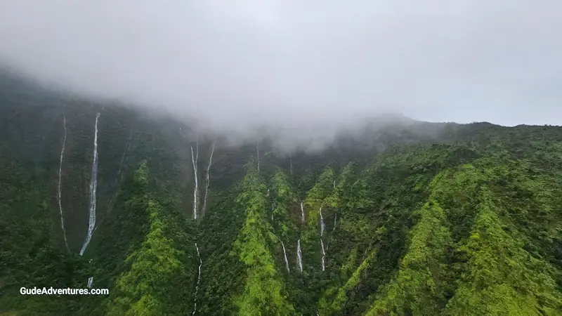 Some of the many waterfalls in the Forest Reserves