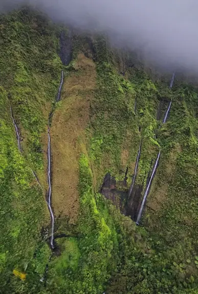 Some of the many waterfalls in the Forest Reserves