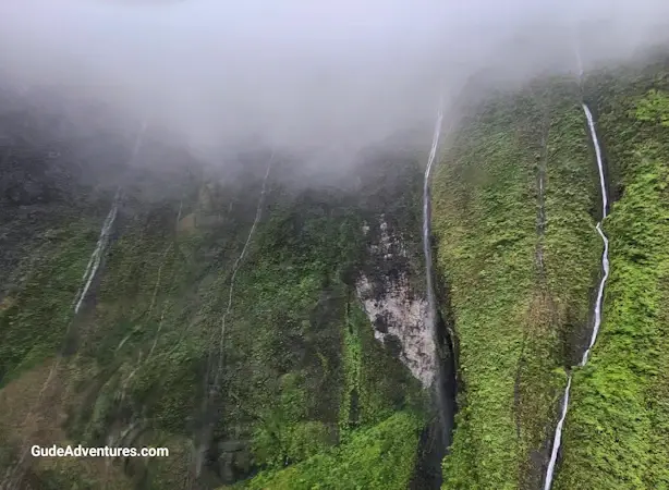 Some of the many waterfalls in the Forest Reserves