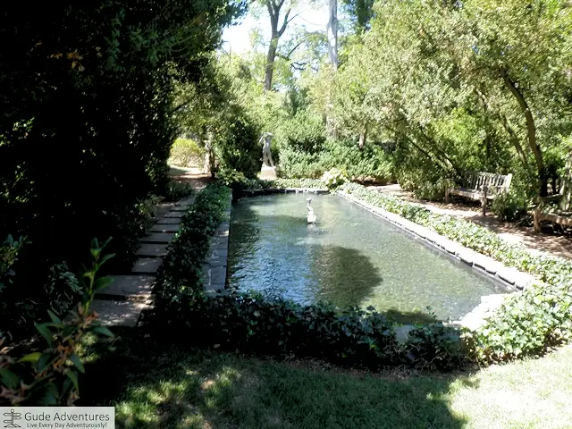 Reflecting pool built in the 1930s