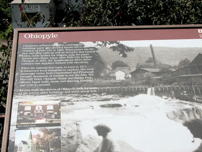 Ohiopyle sign