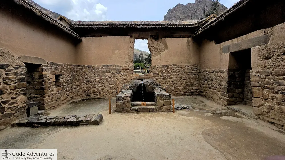 Fountain in a temple