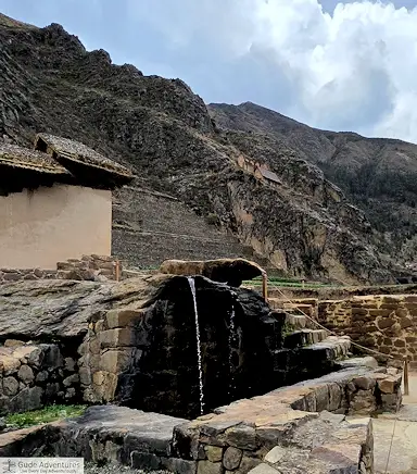 Three sided fountain at Ollantaytambo