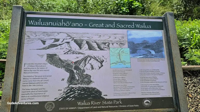 Wailua River valley overlook
