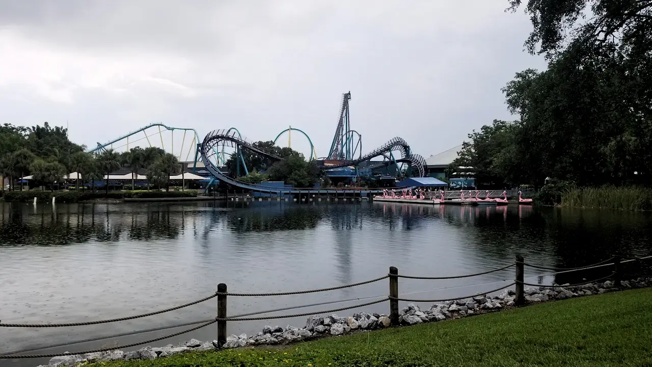 Rollercoasters at Sea World Orlando