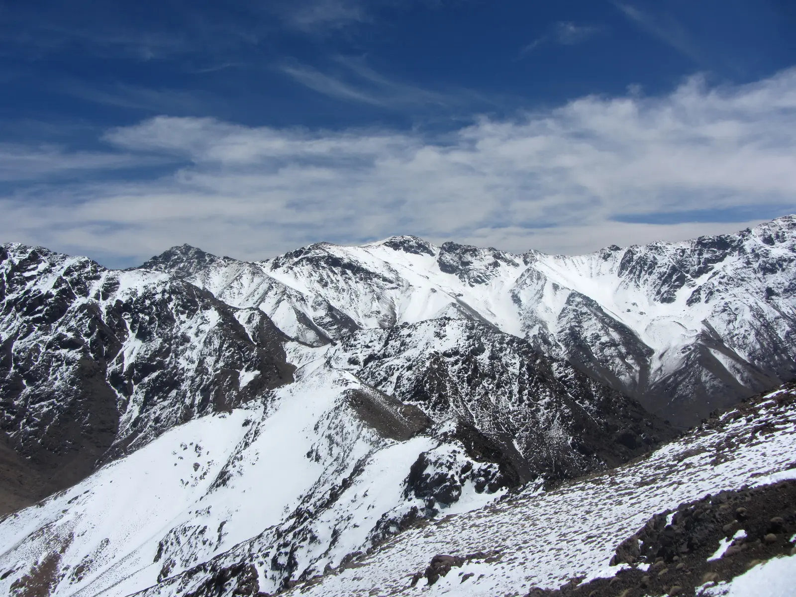 Oukaimeden surrounding mountains