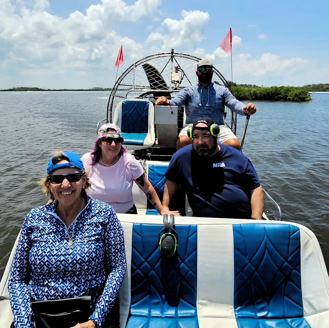 Airboat ride at Ozello