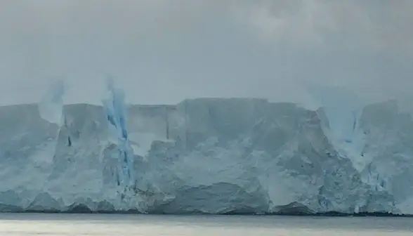 Glacier in the bay