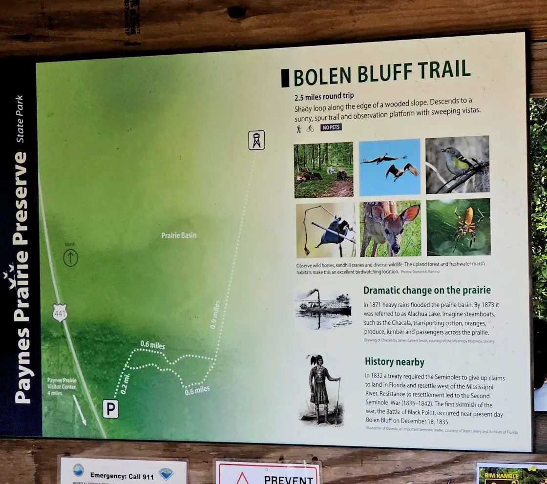 Bolen Bluff Trail map