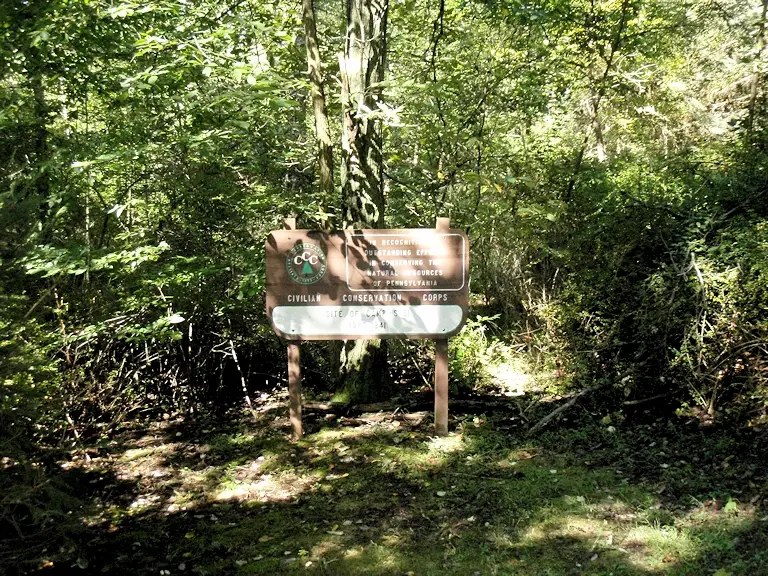 Camp Michaux Civilian Conservation Corps work site