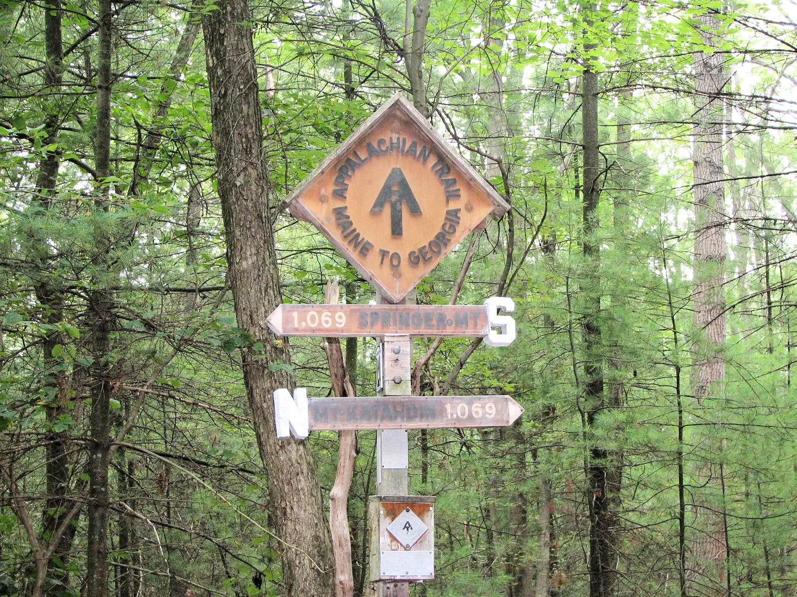 Midpoint of the Appalachian trail