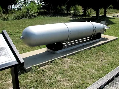 Torpedo from the Potomac River Military Testing site