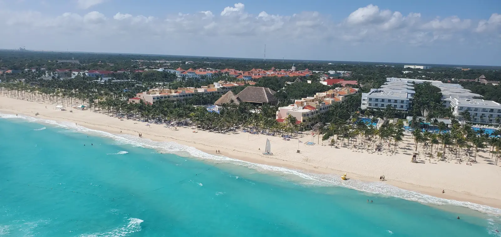 The beach at Playacar