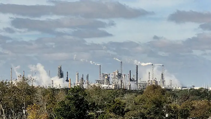LNG processing plant in Port Arthur