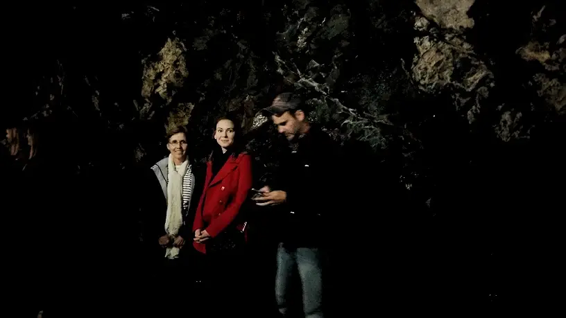 Inside the fermentation caves
