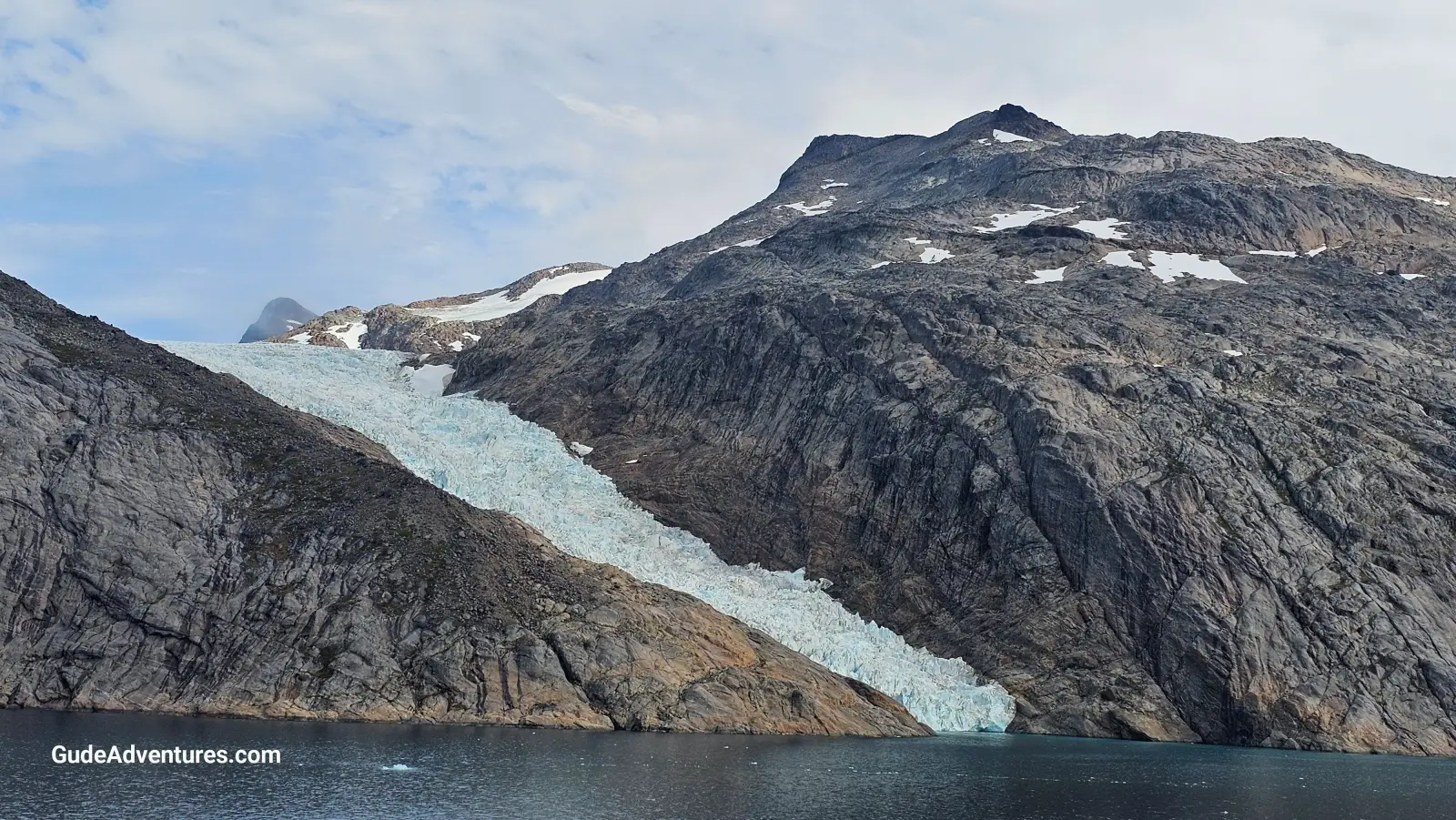 The second glacier from the East in the fjord