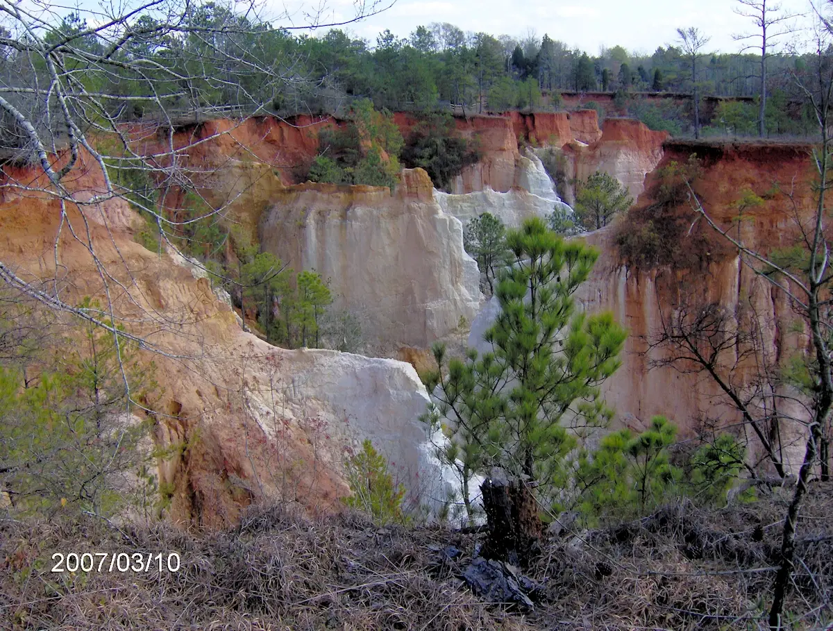  Providence Canyon cliffs