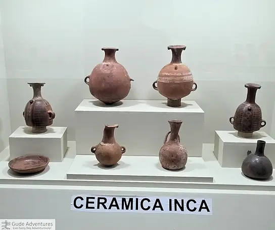 Inca ceramics in the Museo Arquelogico de Pucara