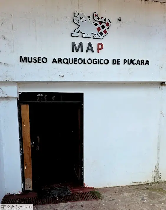 The Museo Arquelogico de Pucara entrance
