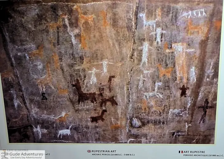 Rupestrian art in the Museo Arquelogico de Pucara