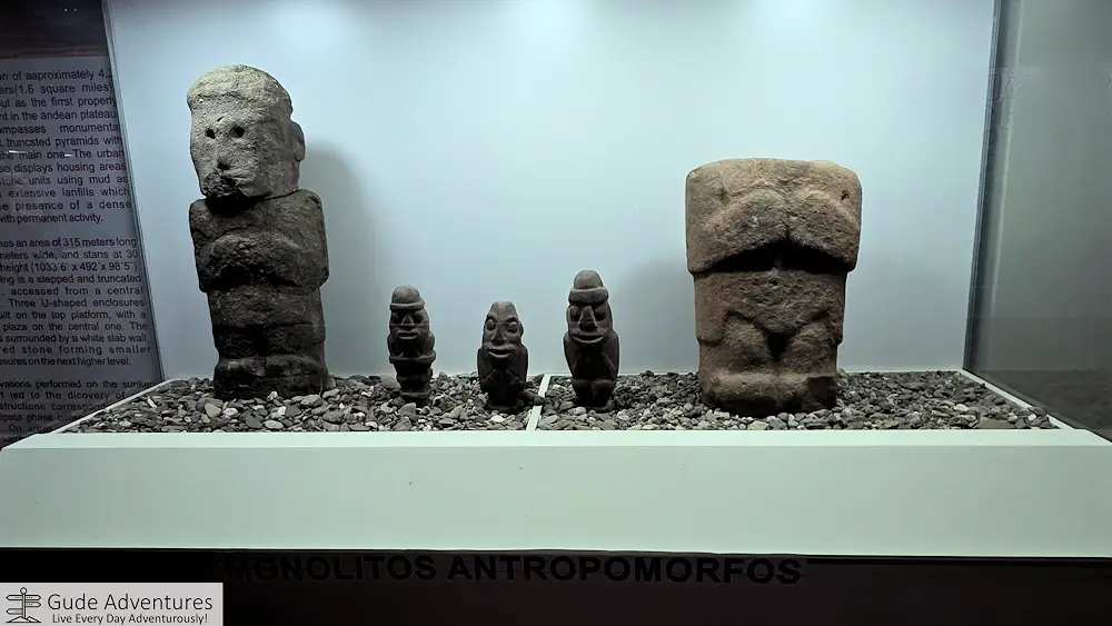Inca statues in the Museo Arquelogico de Pucara