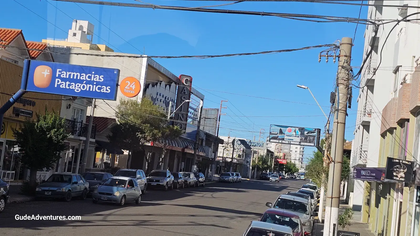 The streets of Puerto Madryn