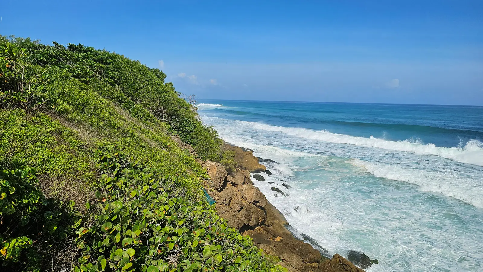 View from the Punta Borinquen Beach overlook