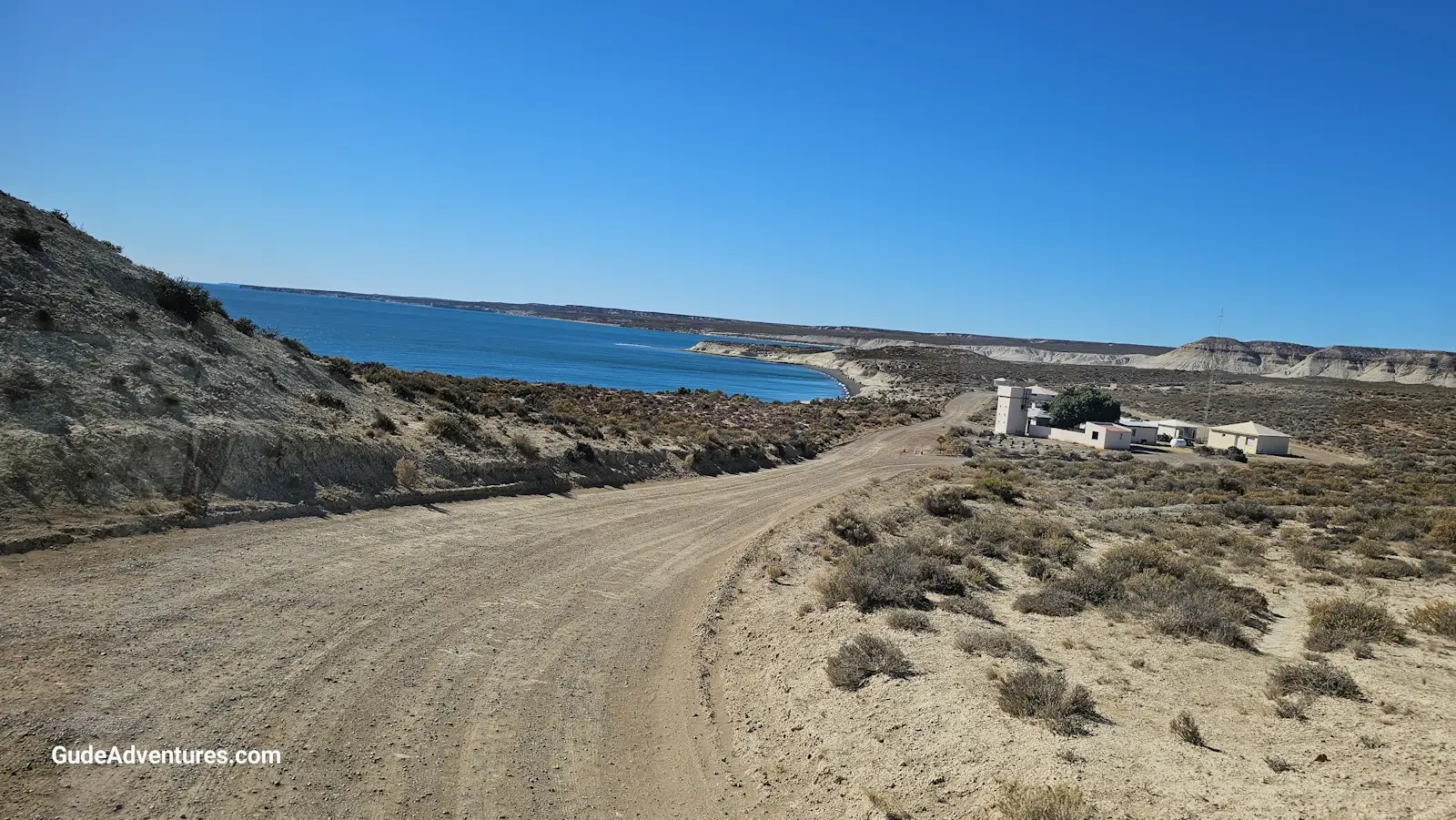 Road into the Punta Loma Natural Protected Area