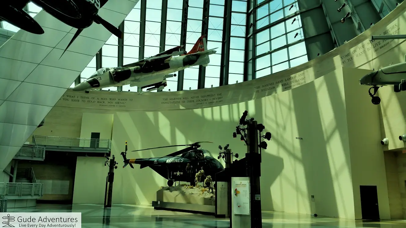 The National Museum of the Marine Corps entrance