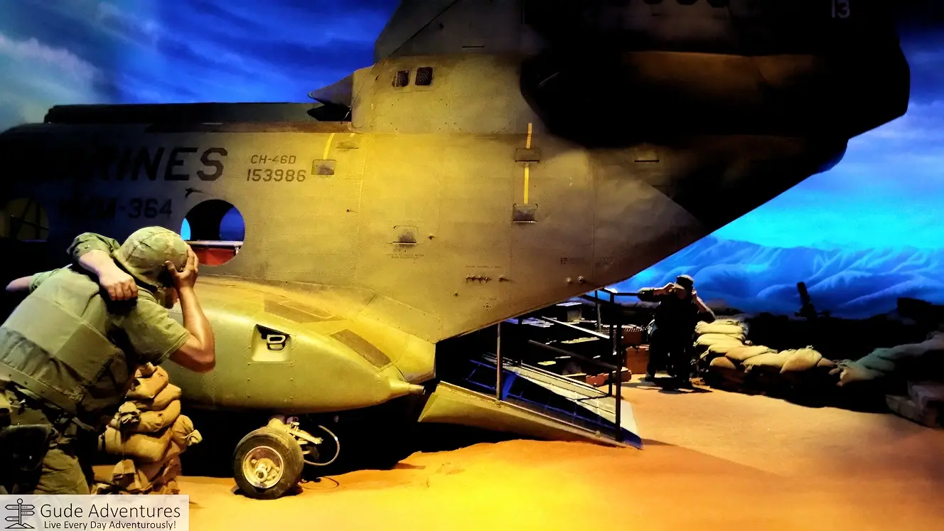 Middle East War exhibit