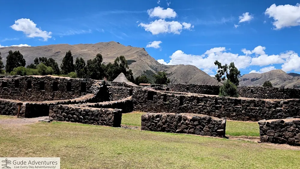 View of the site of the storehouses (qollqas) 