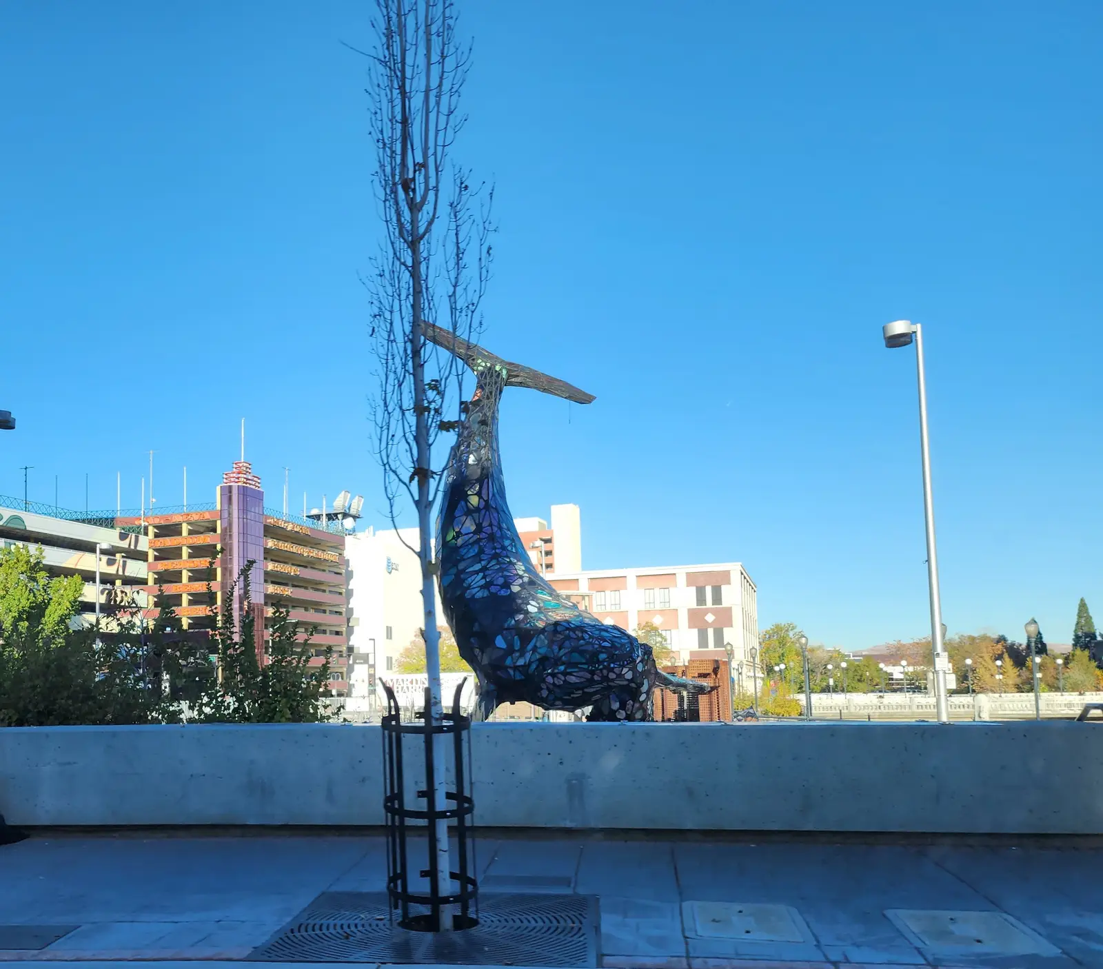 The Space Whale sculpture