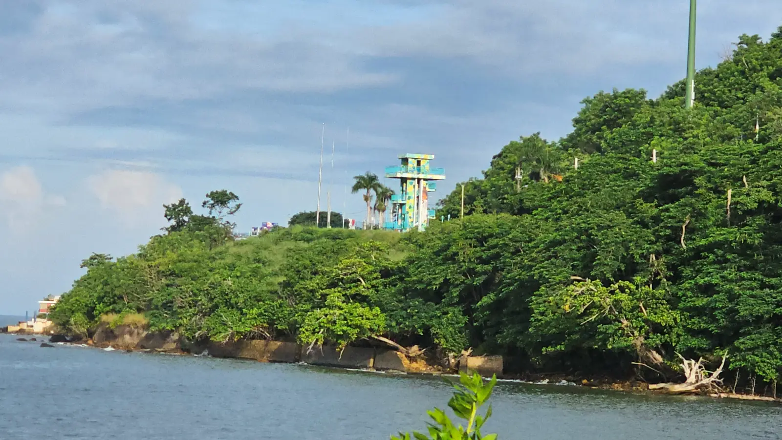 View of the overlook from the Rincon Beach Resort